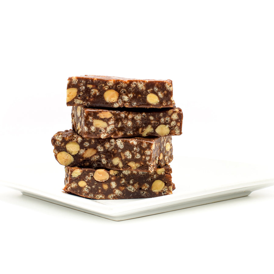 Vegan Gluten Free Chocolate Chewy Nut Bar
