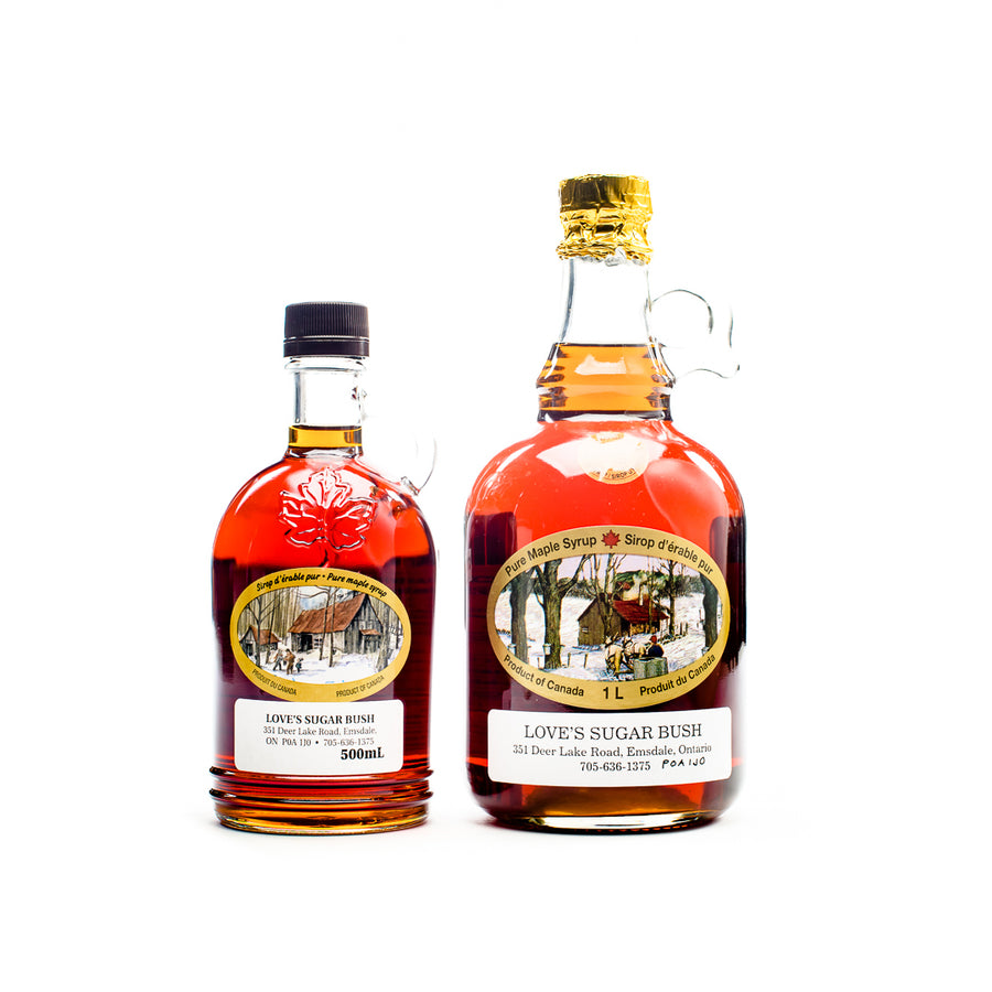Glass Handle Maple Syrup - Amber