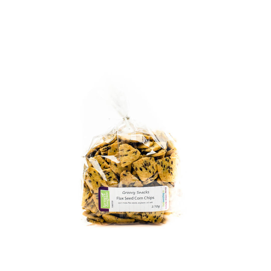 Flax Seed Corn Chips
