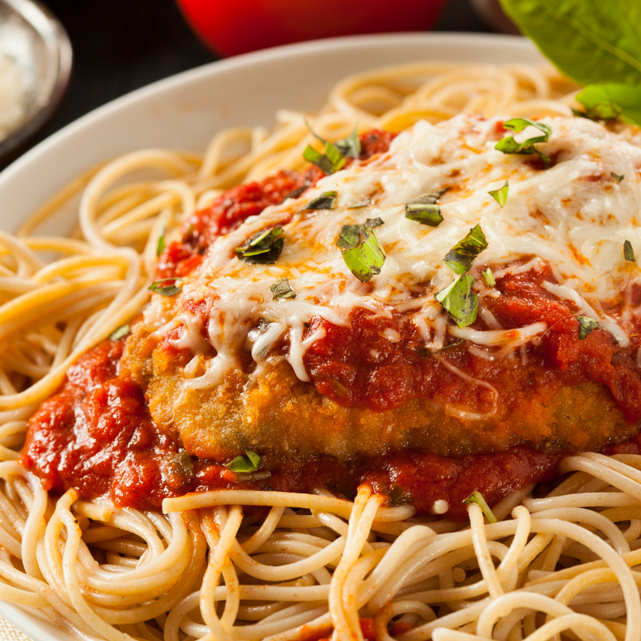 Crispy Chicken Parmesan For Two