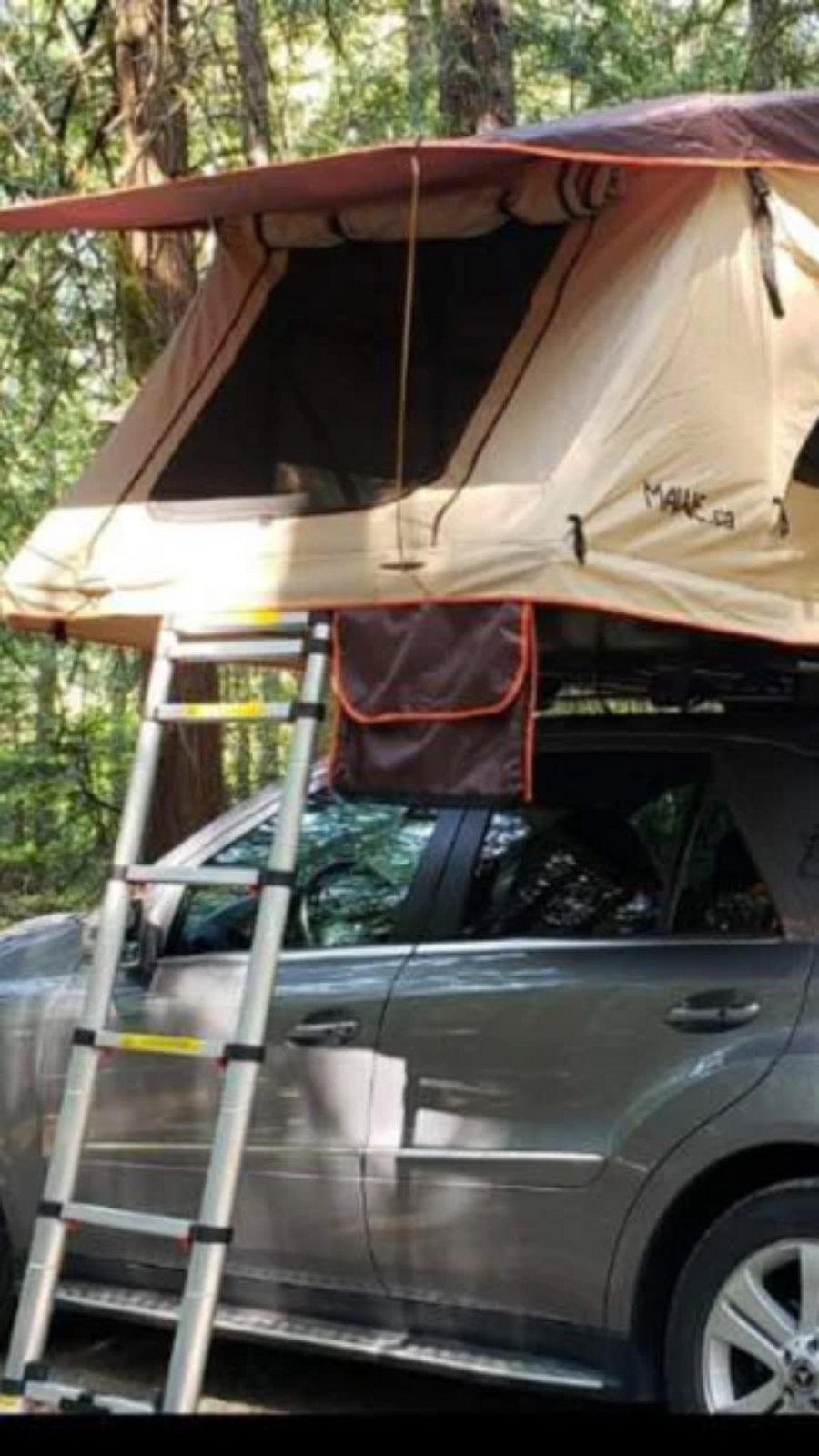 TWD Mawe Rooftop Tent Assembled  & Installed