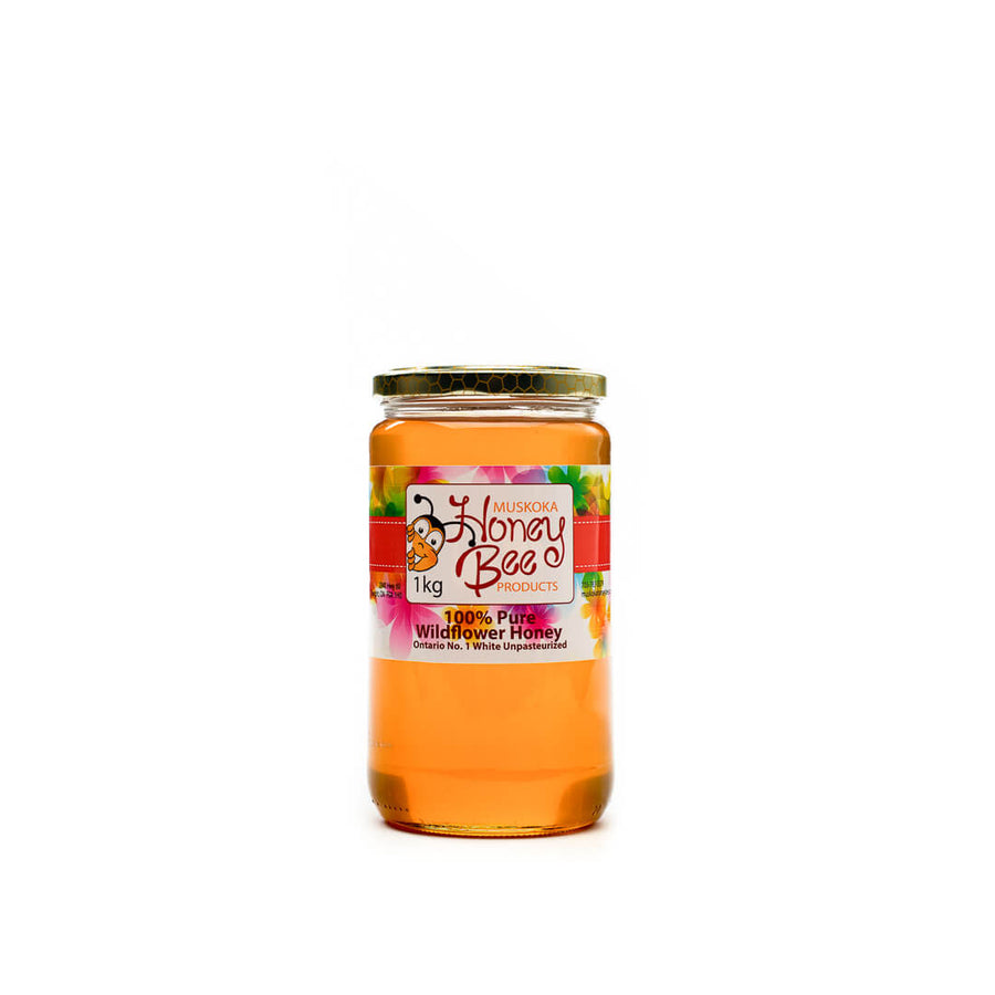 Pure Unpasteurized Liquid Wildflower Honey