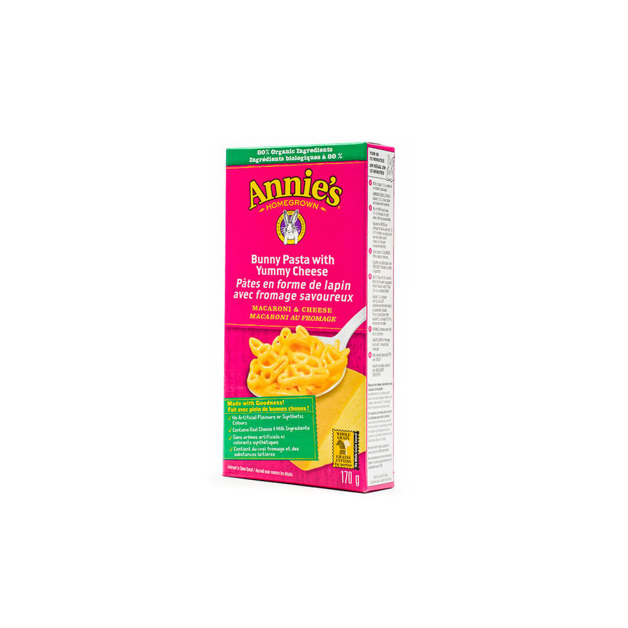 Annie's Bunny Pasta with Yummy Cheese